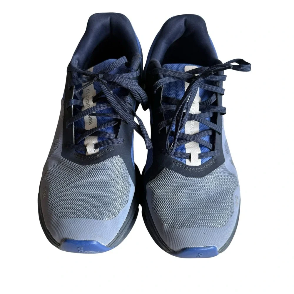 On Running Cloudrunner Shale Cobalt Blue Sneaker Shoe Size 8 style 46.98238